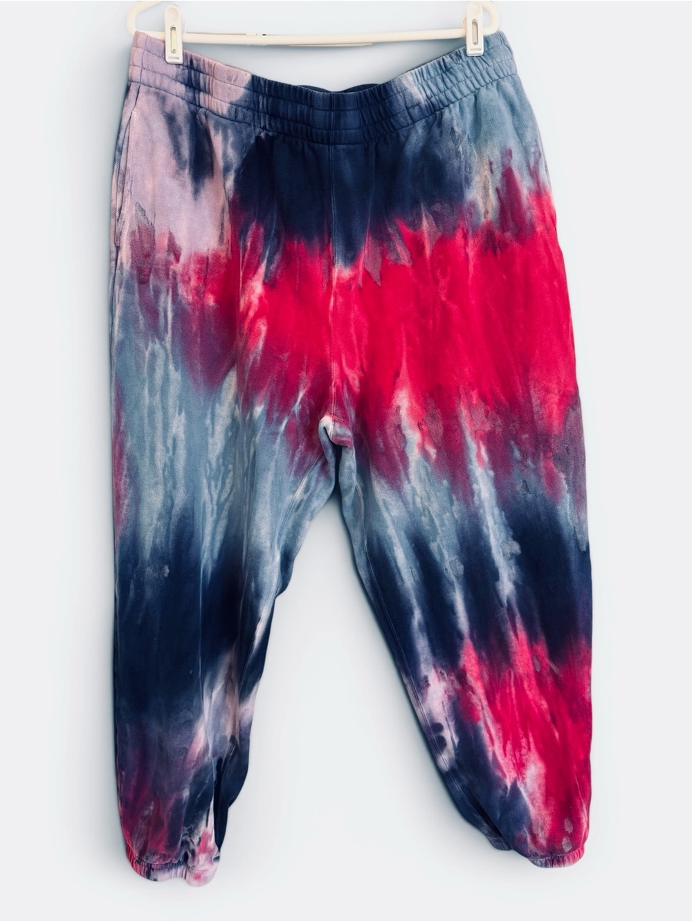 Teddy Fresh Tie Dye Jogger Sweatpants 2XL Multicolor Oversized Streetwear